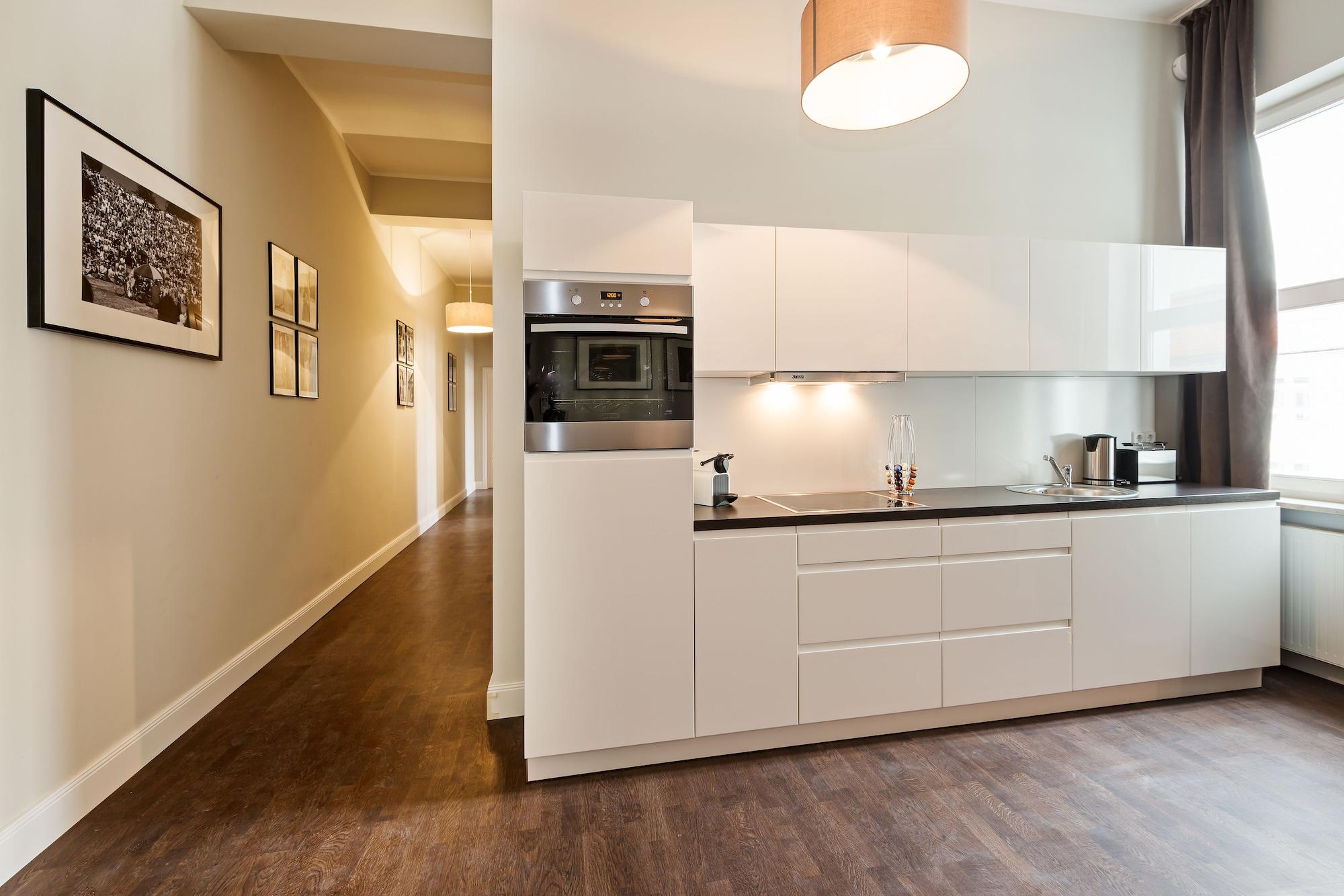 Arabel Design Apartments Berlin Luaran gambar A typical apartment kitchen