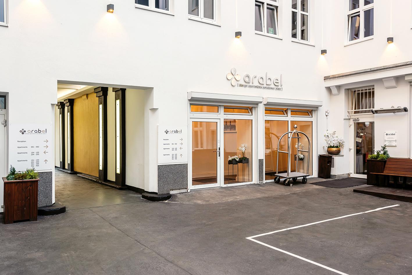 Arabel Design Apartments Berlin Luaran gambar The hotel's entrance